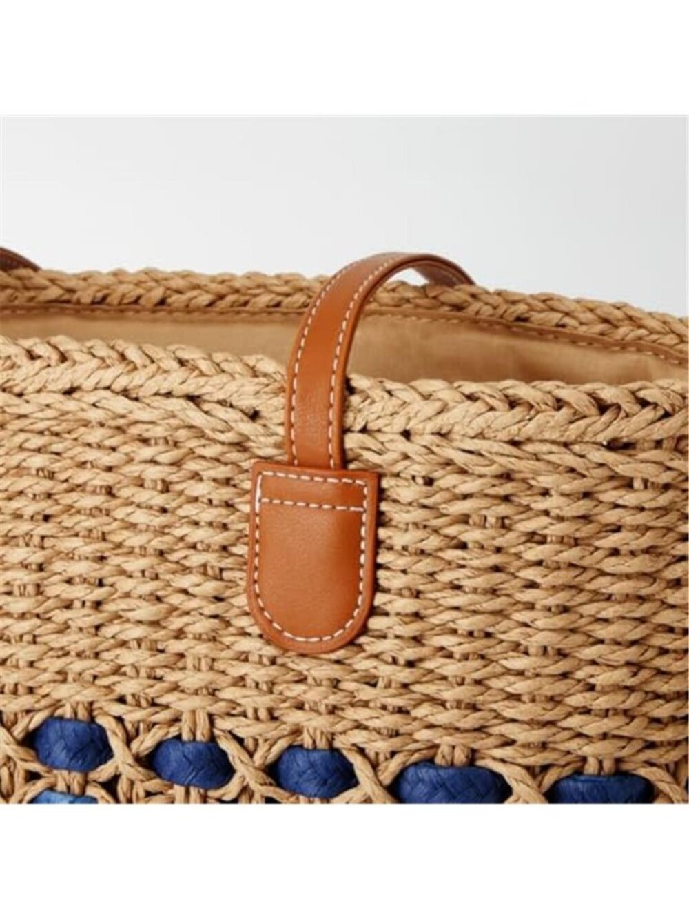 Women’s Tote Bag Straw Beach Shoulder Handbag Fashion Purse 2026 Summer - Picture 6 of 7